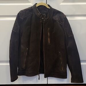 Black Rivet suede jacket